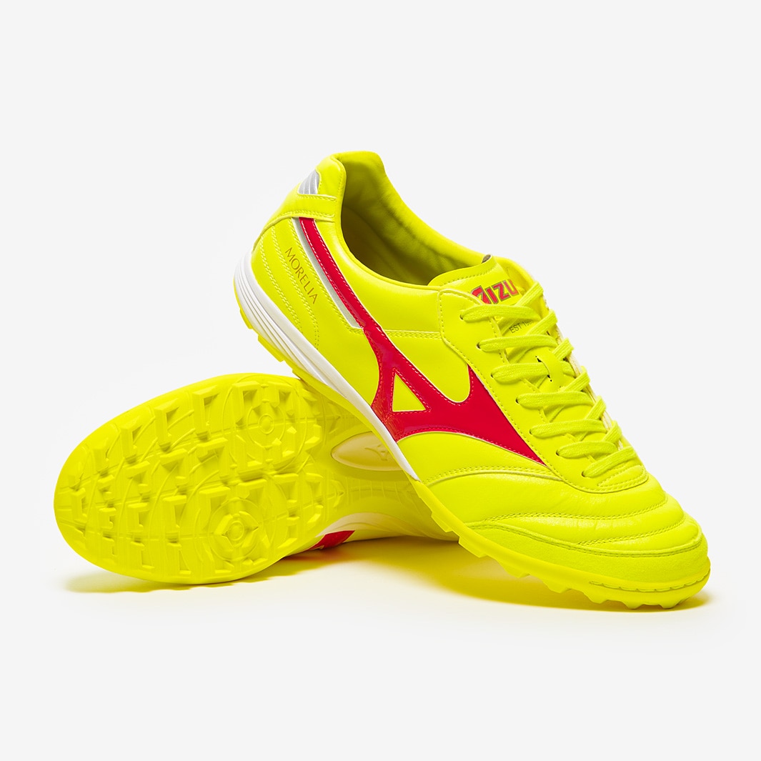 Mizuno Morelia Sala Elite Turf - Safety Yellow/Fiery Coral/Galaxy ...