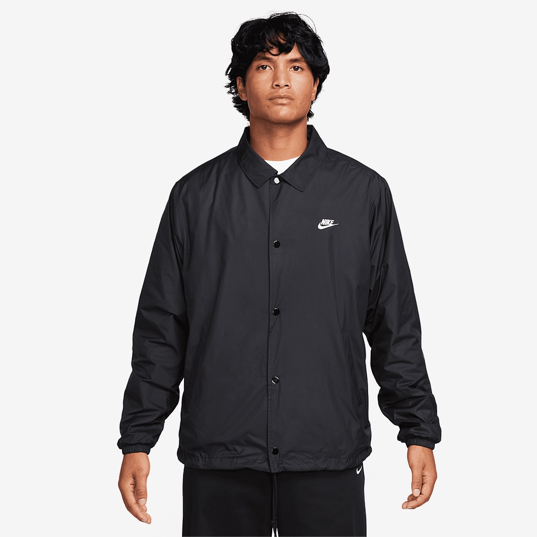 Nike Sportswear Club Jacket - Black/White - Tops - Mens Clothing | Pro ...