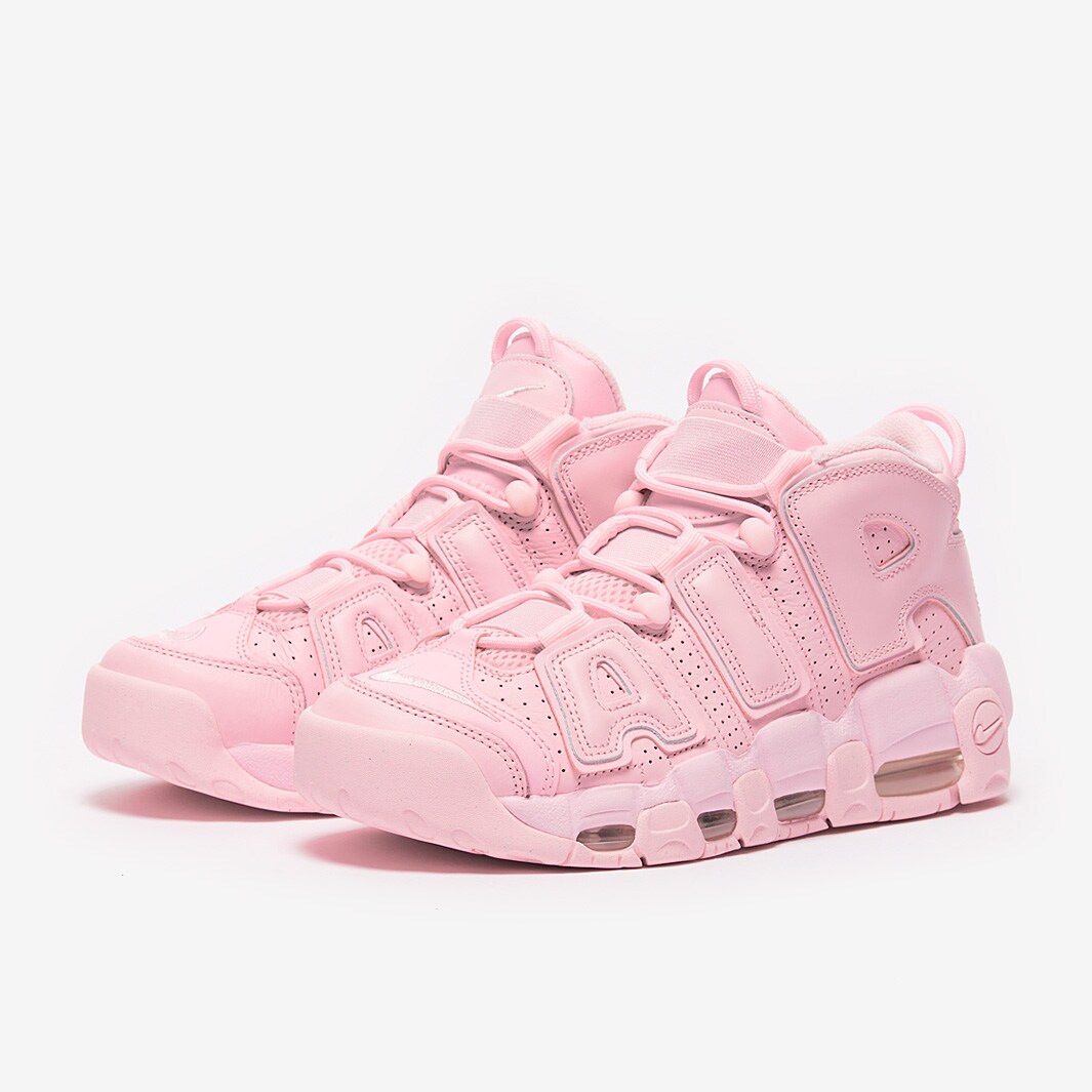 Nike Sportswear Womens Air More Uptempo - Pink Foam/White - Trainers ...