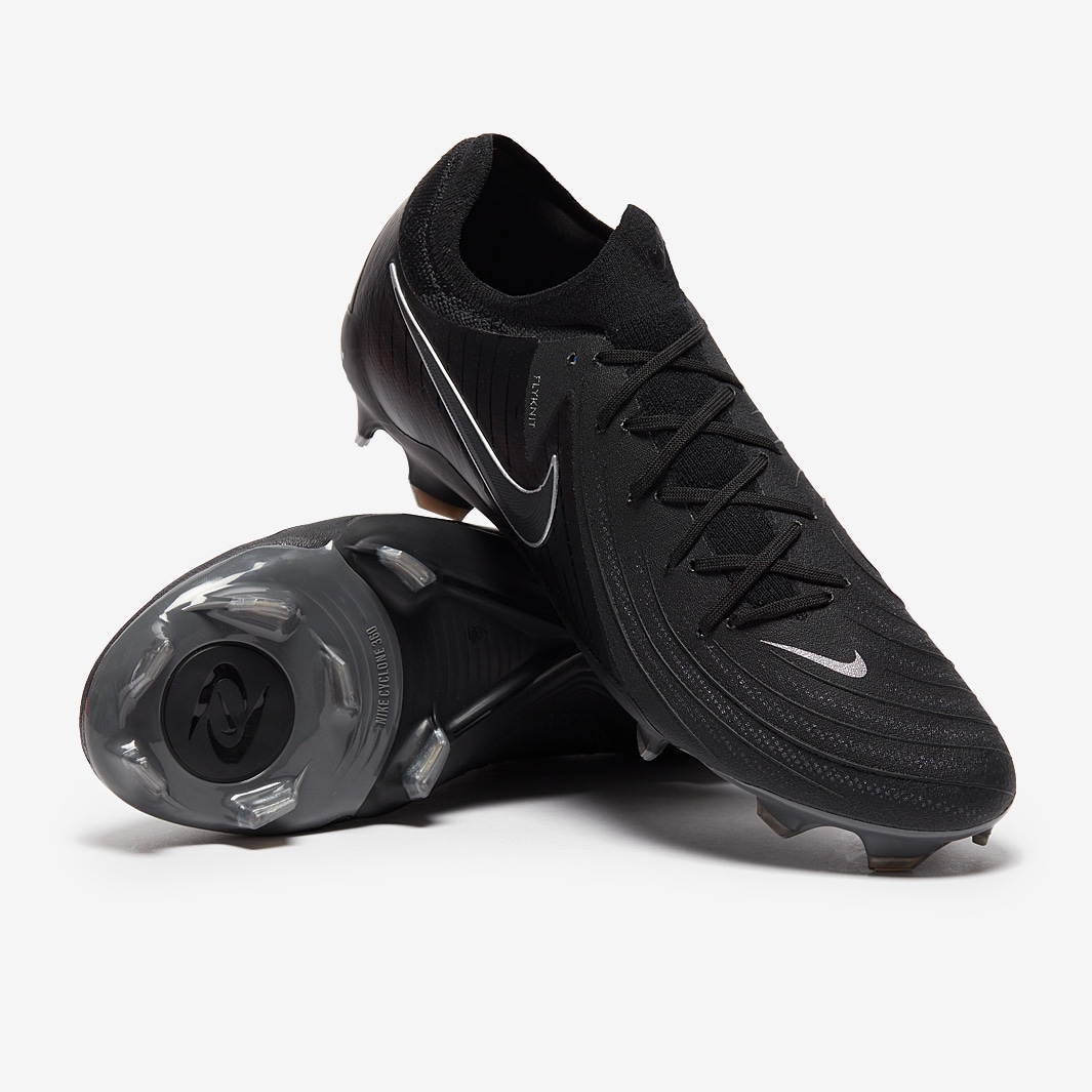 Nike Phantom GX II Pro Firm Ground - Black/Black - Adult Boots