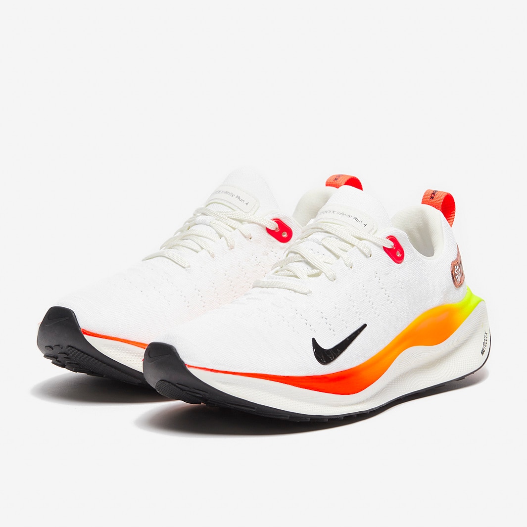 Nike Infinity Run 4 - White/Black-Bright Crimson-Total Orange - Mens ...