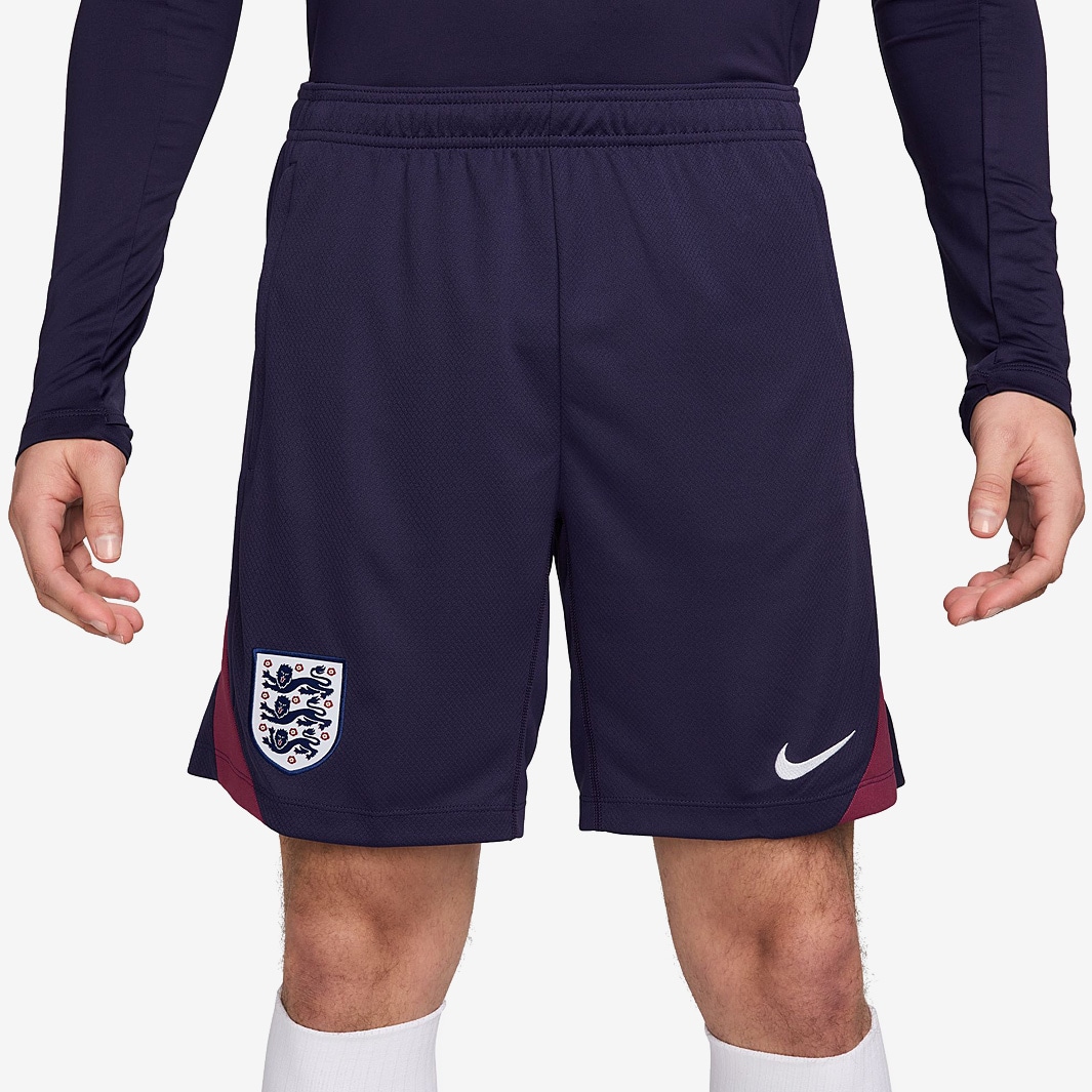 Nike England 2024 Dri-FIT Strike KZ Shorts - Purple Ink/Rosewood/White ...