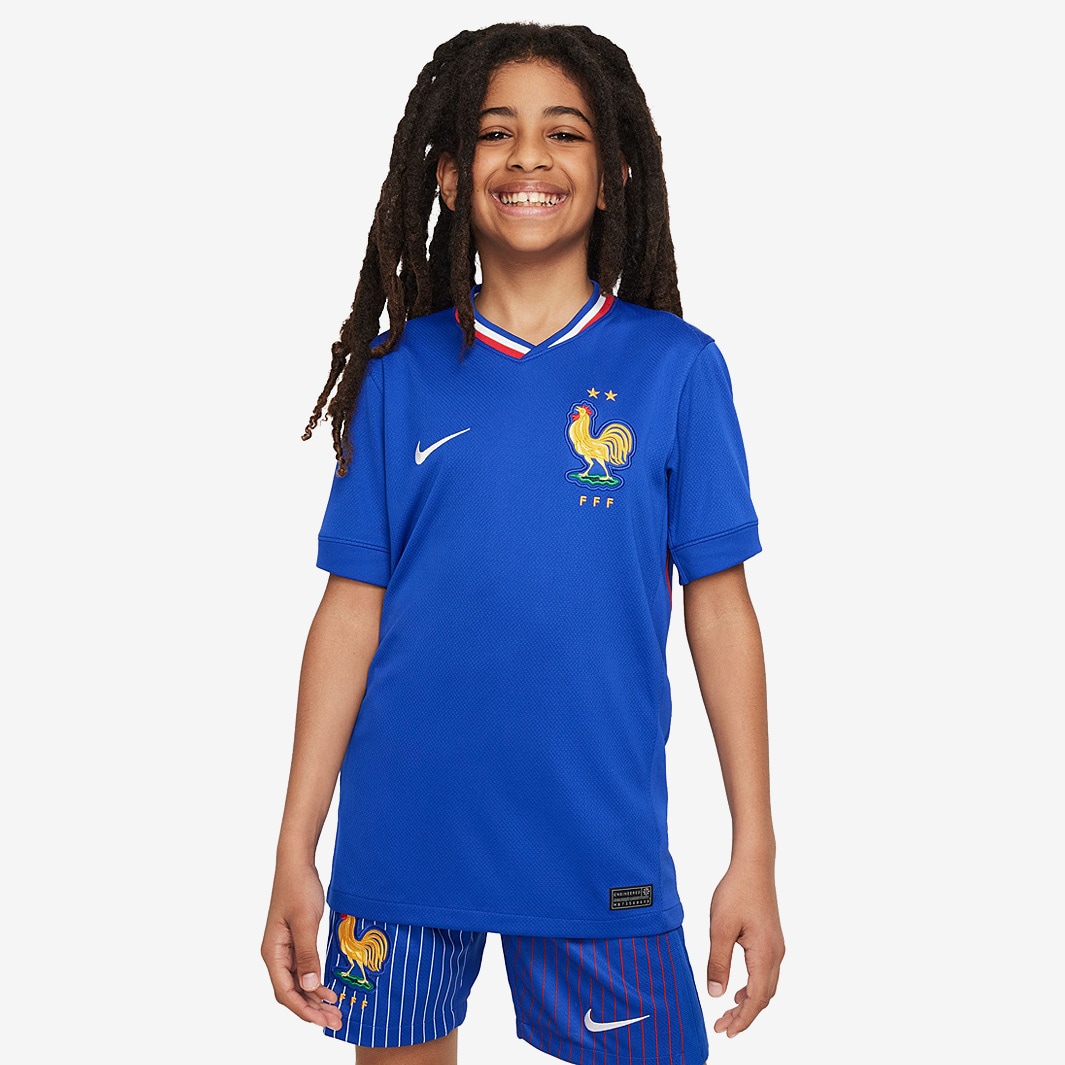 Nike France 2024 Youth Home Jersey