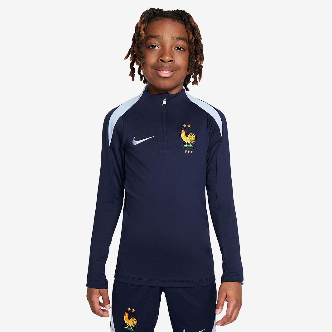 Nike Boys Blue France 2024 Kids Nsw Tech Fleece Pants Extra Small