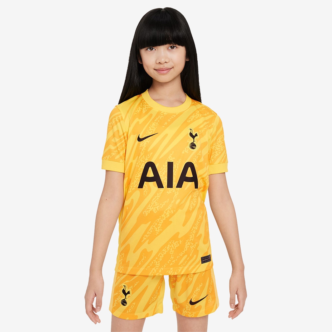 Tottenham Home Goalkeeper Shirt Orange Kids 2024 2025 Made By Nike FN9158 720 FOOTY.COM