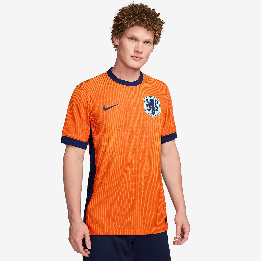 Nike Netherlands 2024 Dri-FIT ADV Match SS Home Jersey - Safety Orange ...