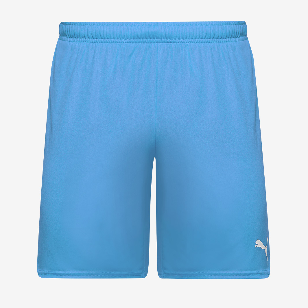 Puma Boys Blue Junior Teamgoal 24 Shorts Size 9-10 Years
