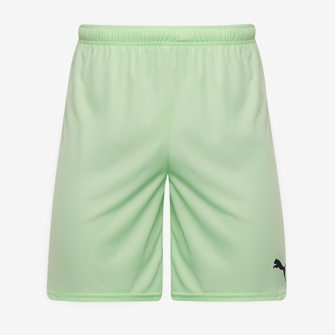 Puma Boys Green Junior Teamgoal 24 Shorts Size 5-6 Years