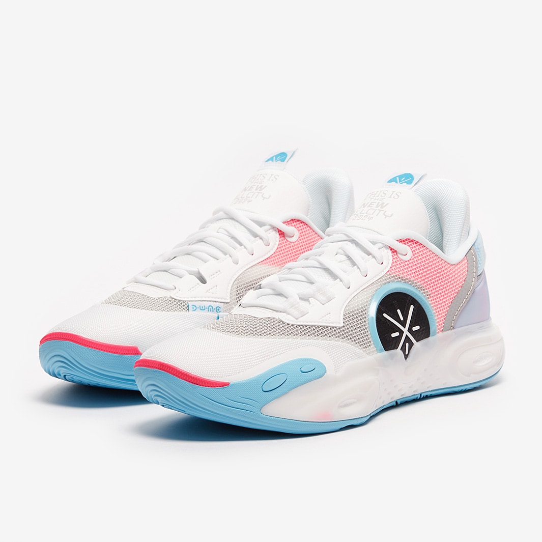 Li-Ning Wade All City 12 - White/Blue/Pink - Trainers - Mens Shoes ...