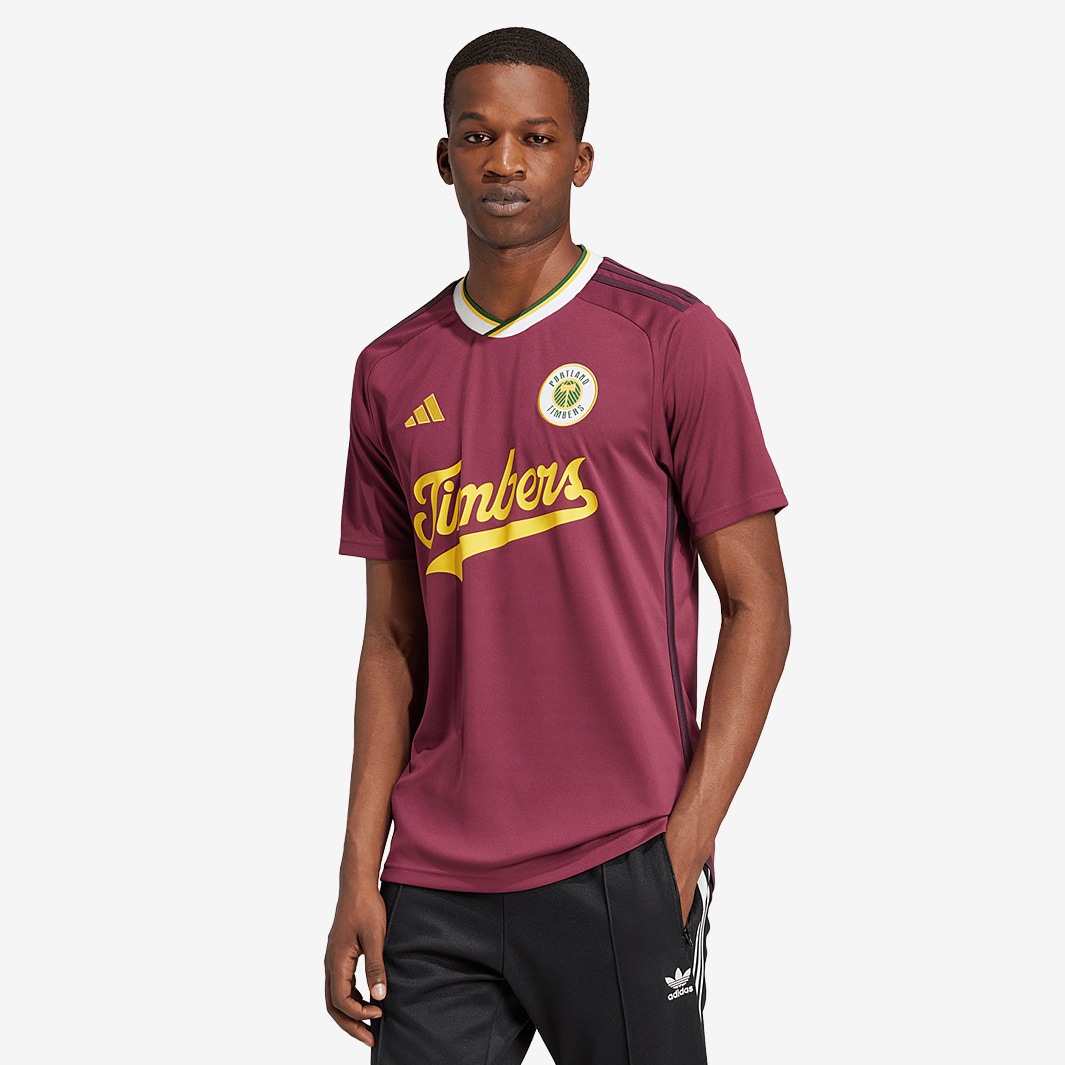 adidas Portland Timbers 2024 Third Shirt - Victory Crimson - Mens ...