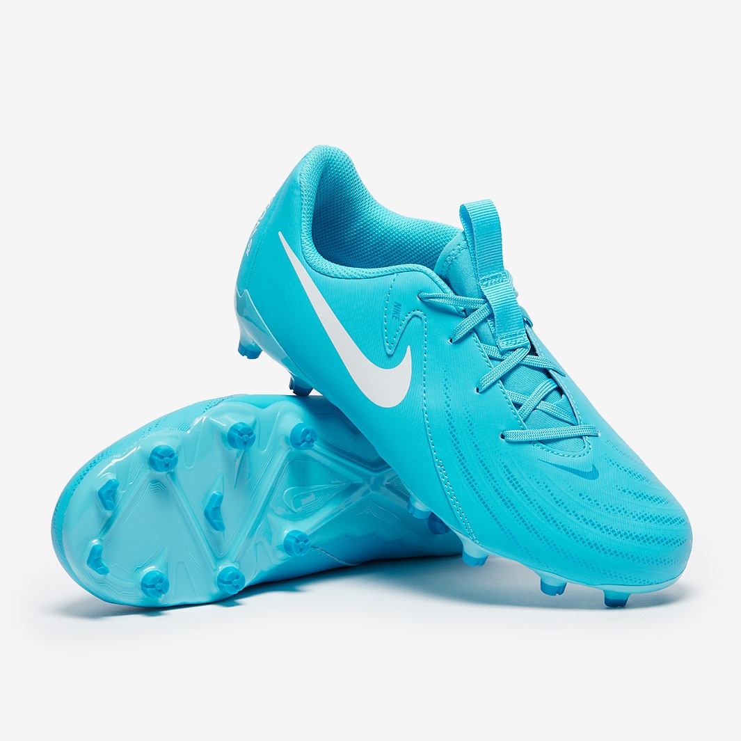 Nike Kids Phantom GX II Academy Firm Ground/Mixed Ground - Blue Fury ...