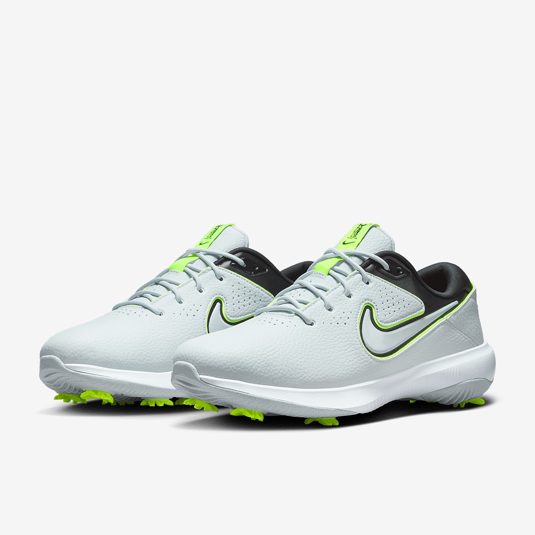 Nike Victory Pro 3 Golf Shoe - Pure Platinum/Volt-Black-White - Mens ...