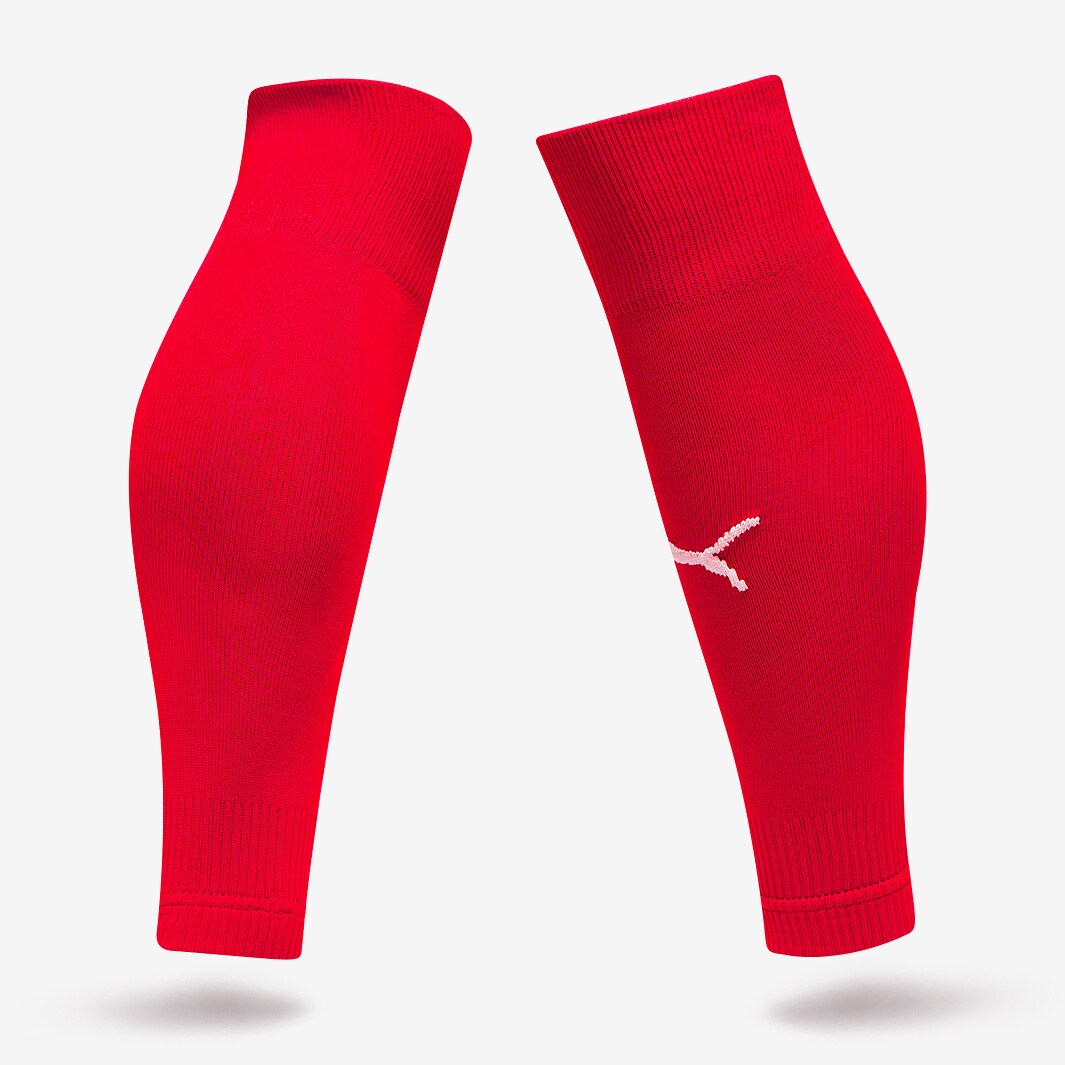Red puma football socks discount