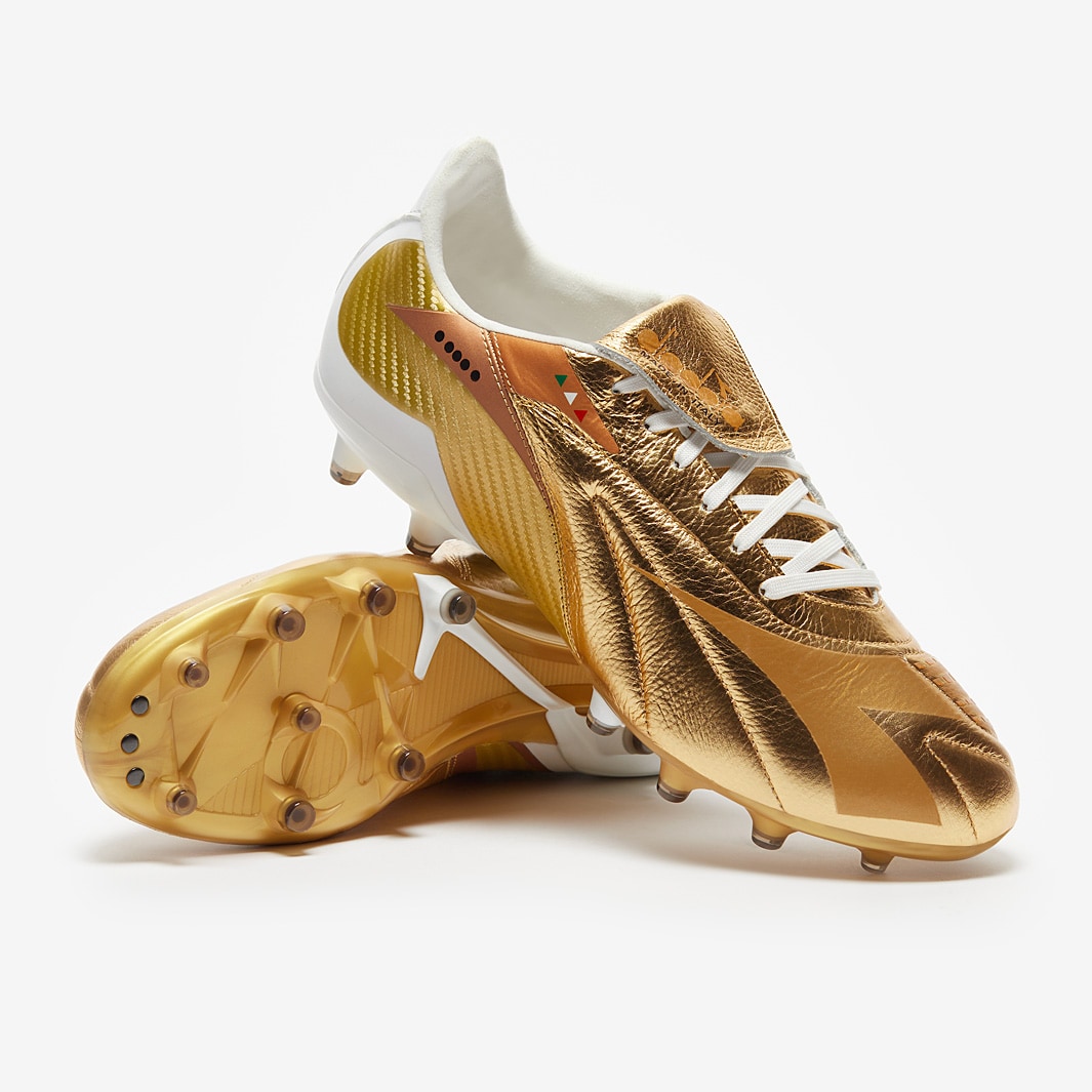 Childrens gold football boots best sale