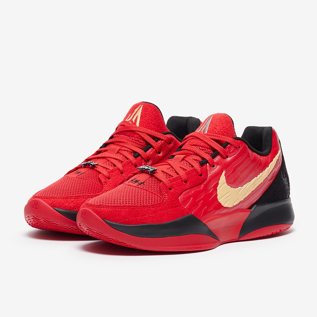 Nike Ja 2 University Red Celestial Gold Black Trainers Mens Shoes Pro Direct Basketball