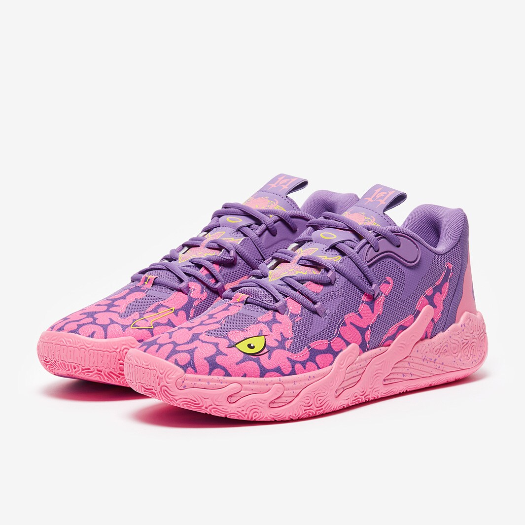 Puma Lo Ultra Violet/Fast Pink/Speed Yellow Trainers