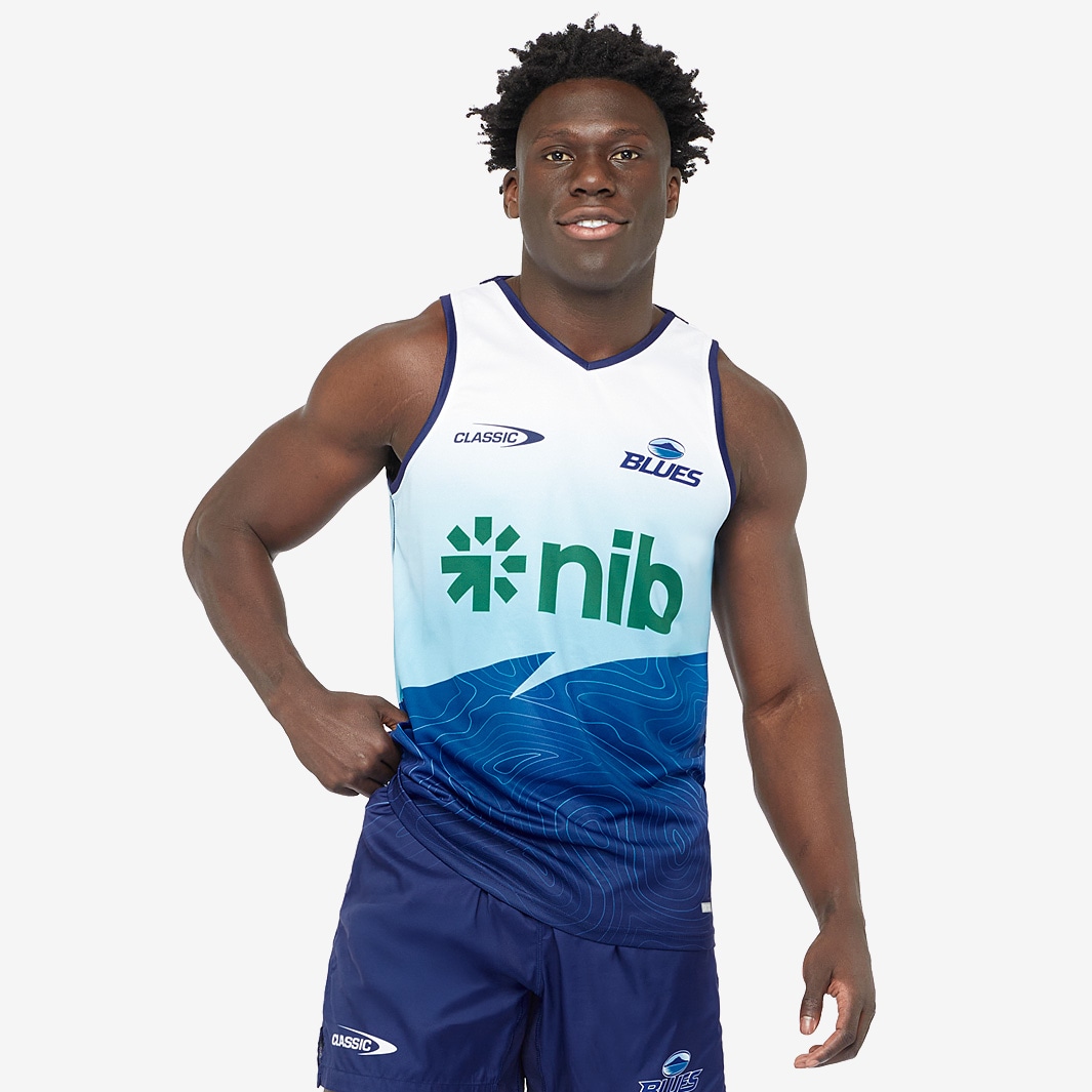 Classic Auckland Blues 2025 Training Singlet - Navy - Mens Replica