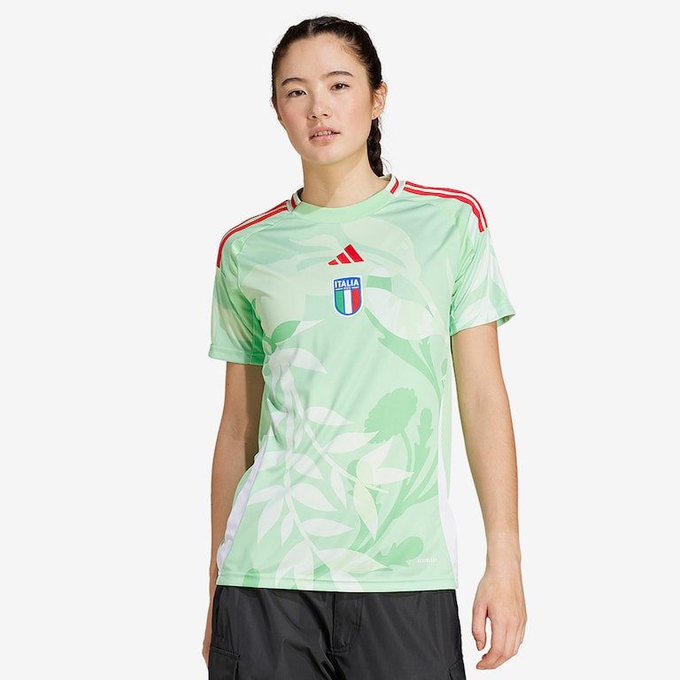 Maglia adidas Italia 2025 Donna Trasferta Glory Menta