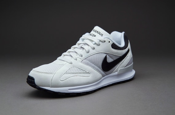 Mens - Nike Sportswear Air Pegasus New Racer - Summit White / Black / Natural / White | Pro:Direct Soccer