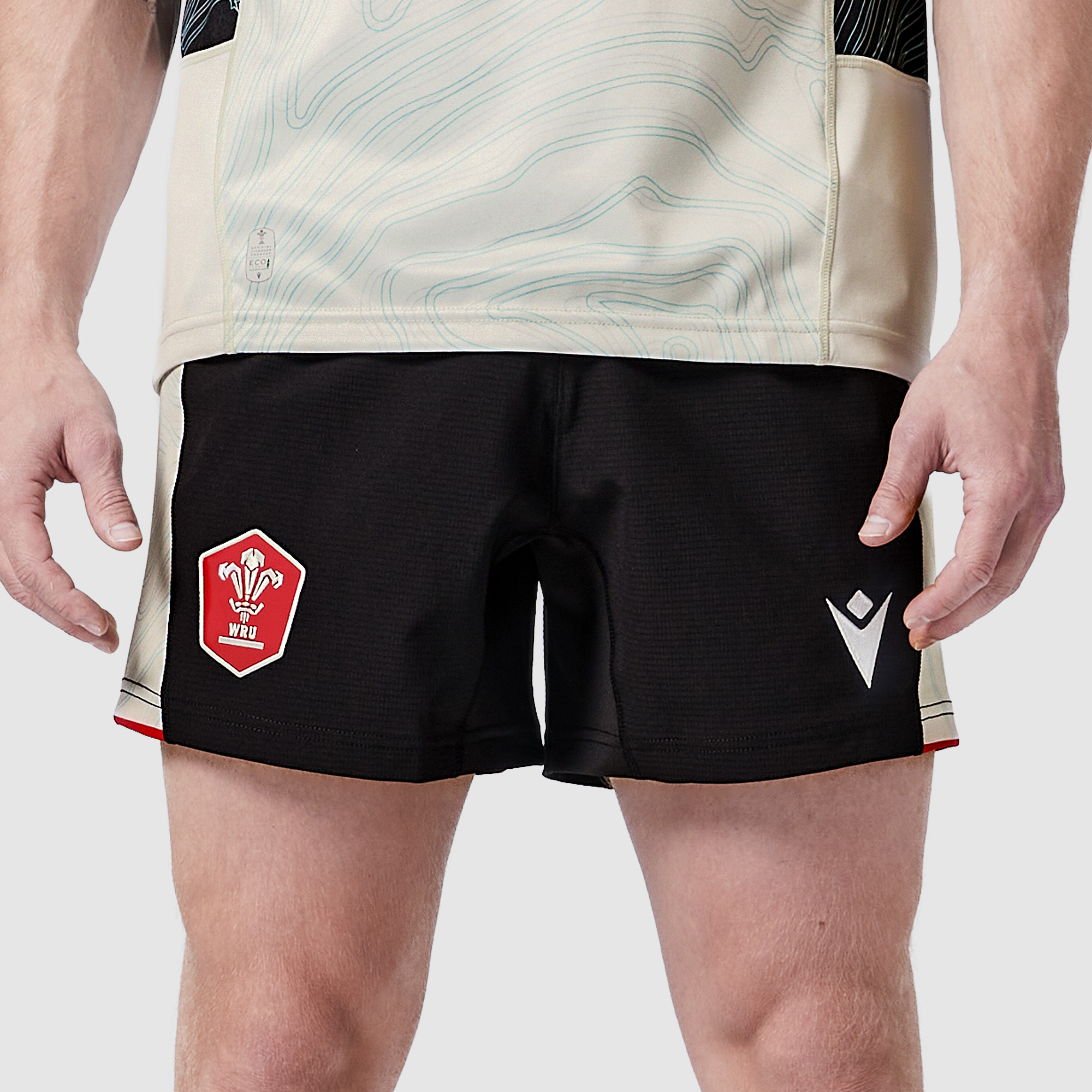 Macron Wales 25 26 Away Replica Shorts