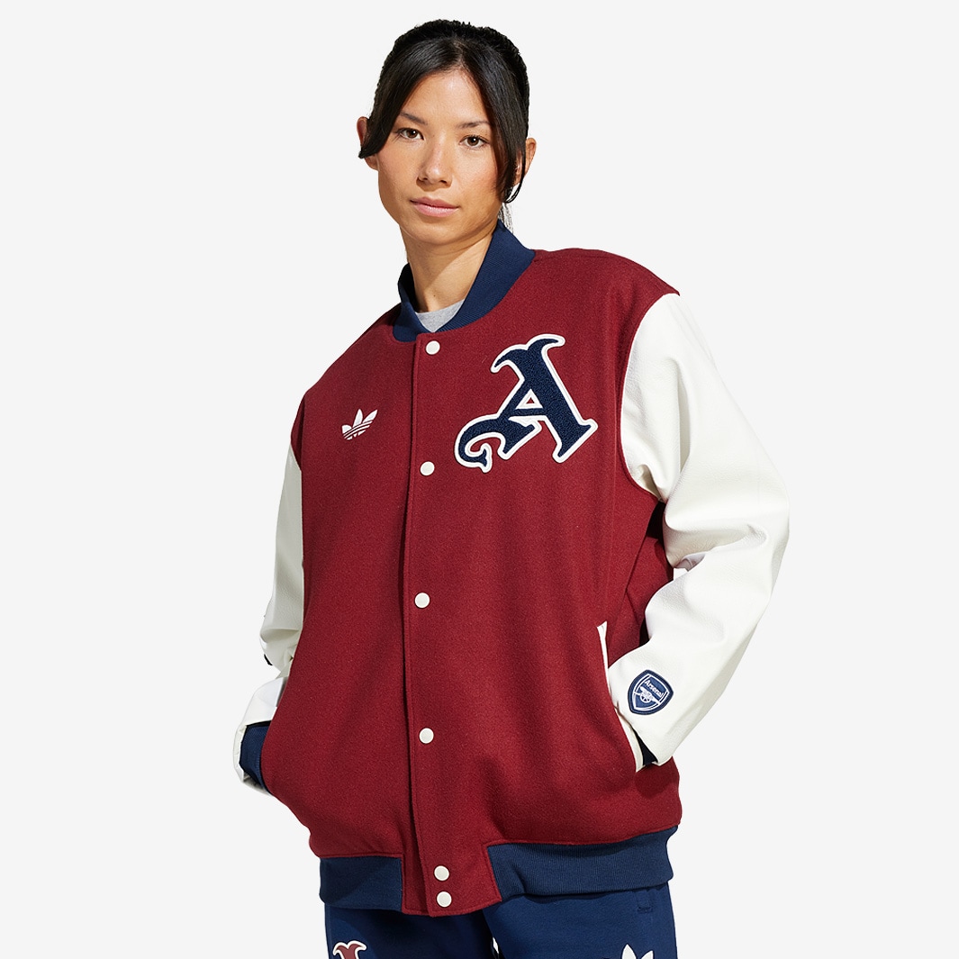 adidas Arsenal 24/25 VRCT Jacket - Noble Maroon - Mens Replica |
