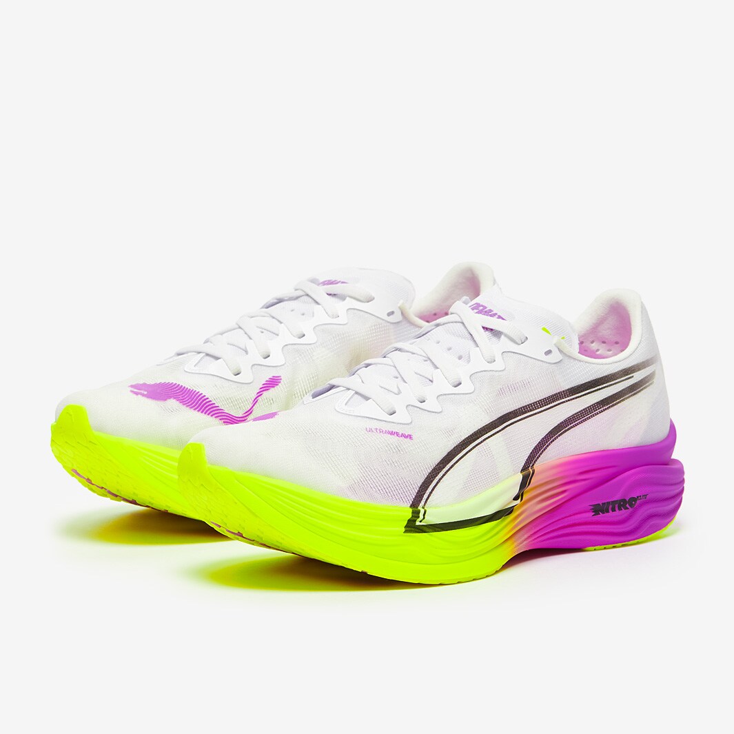 Puma Deviate Nitro Elite 3 - PUMA White-Pure Magenta - Mens Shoes