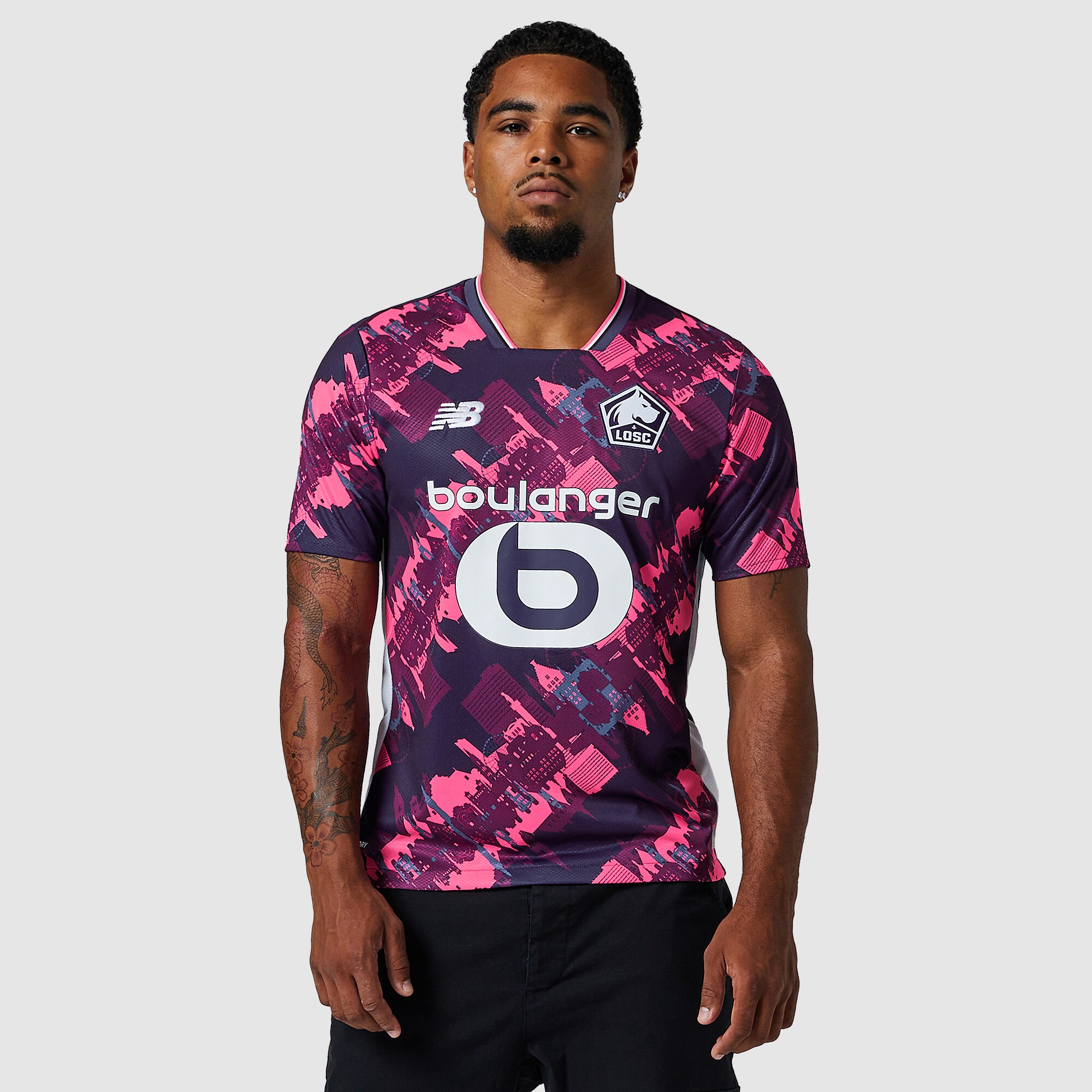 New Balance Maillot Losc Bebe Maillot Foot Lille La Boutique Du