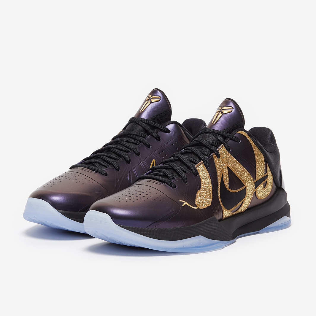 Nike Kobe V Protro - Eggplant/Black/Metallic Gold - Mens