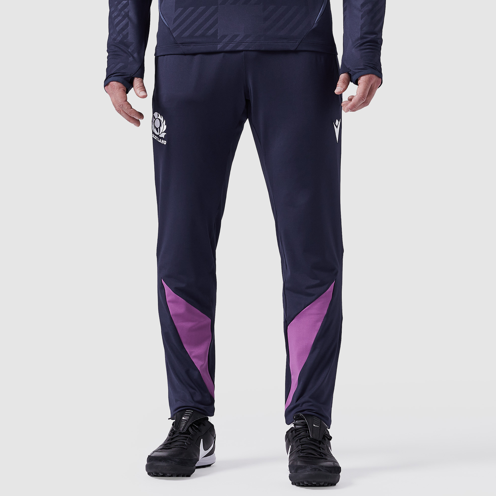 Macron Scotland 25 26 Training Fitted Pants Navy