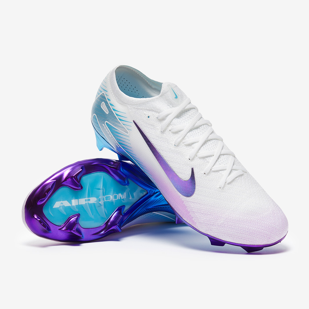 Nike Air Zoom Mercurial Vapor XVI Elite Firm Ground White Multi Color Nike Air Zoom Mercurial Vapor XVI Elite Firm Ground White Multi Color
