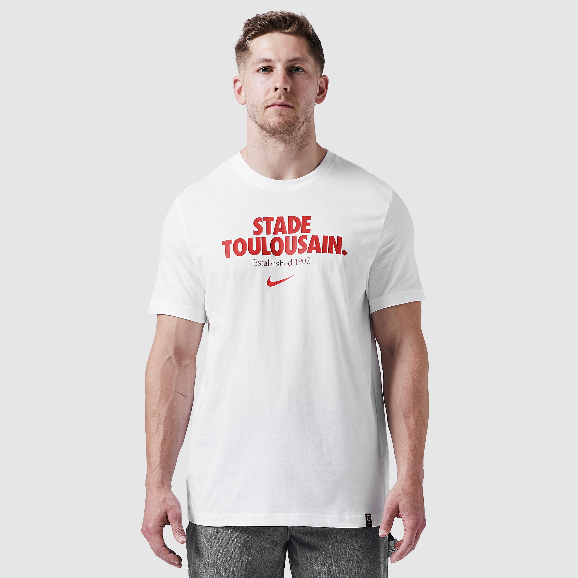 Nike Stade Toulousain 25 26 Graphic Tee White