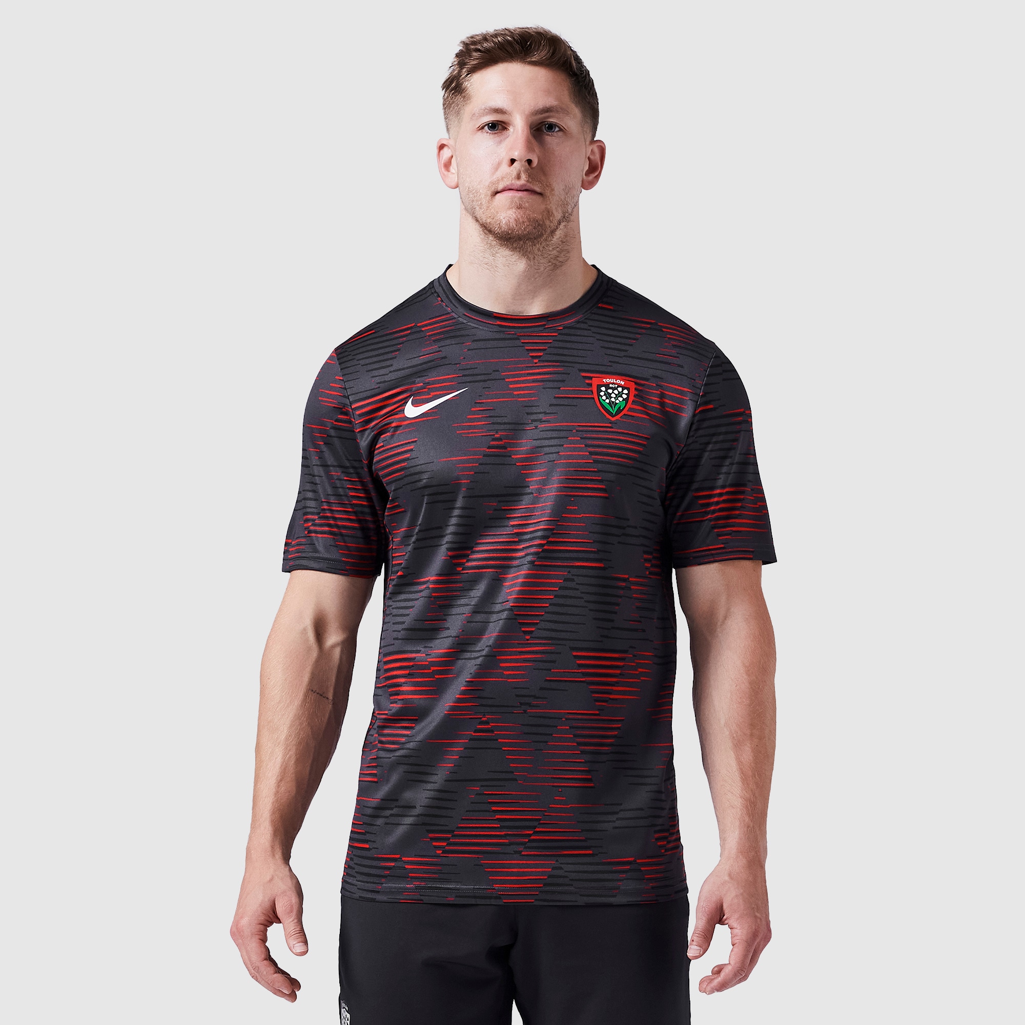 Nike RC Toulon 25/26 Pre-Match Top - Anthracite/University Red