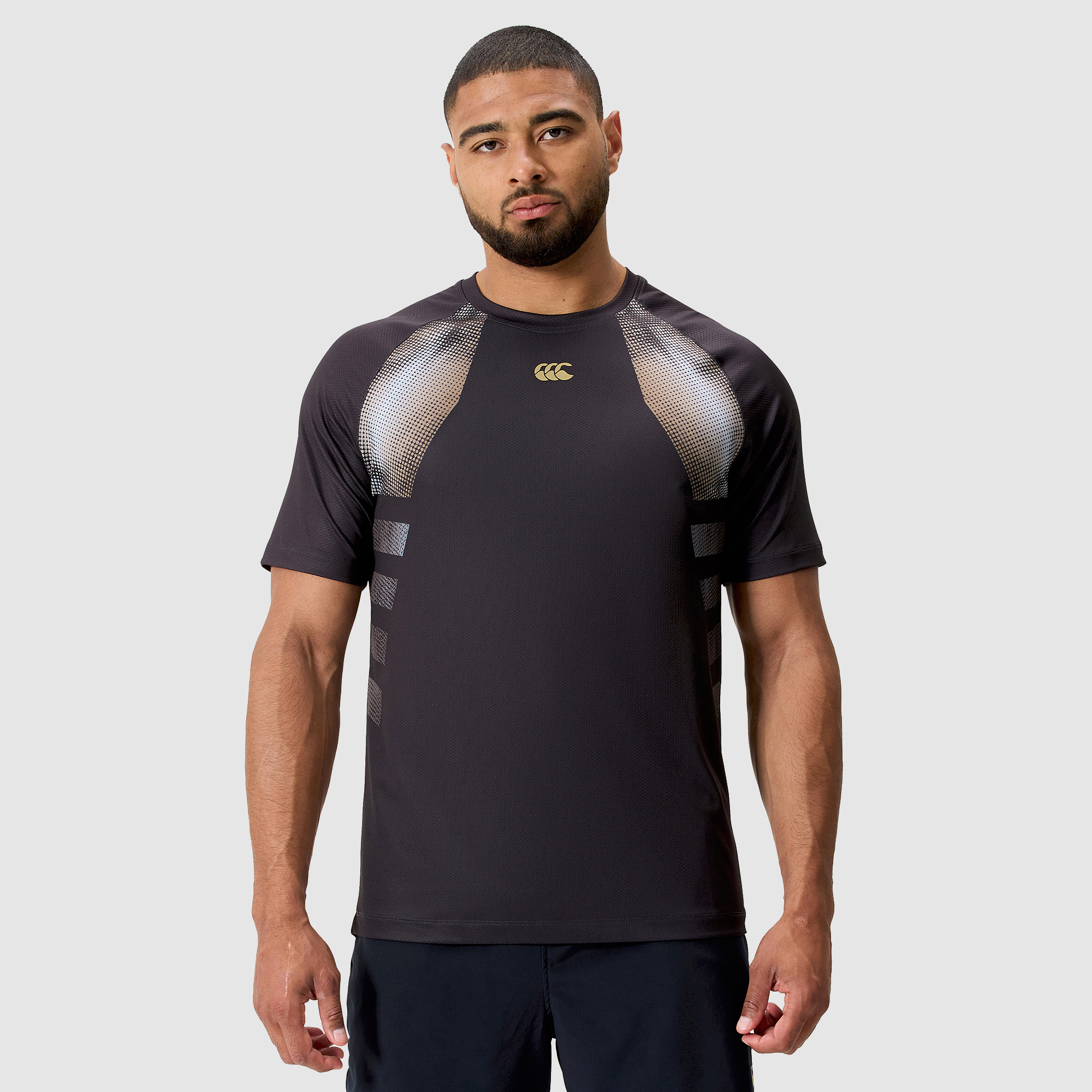 Canterbury Men's Black Tempo+ Training T Shirt Medium