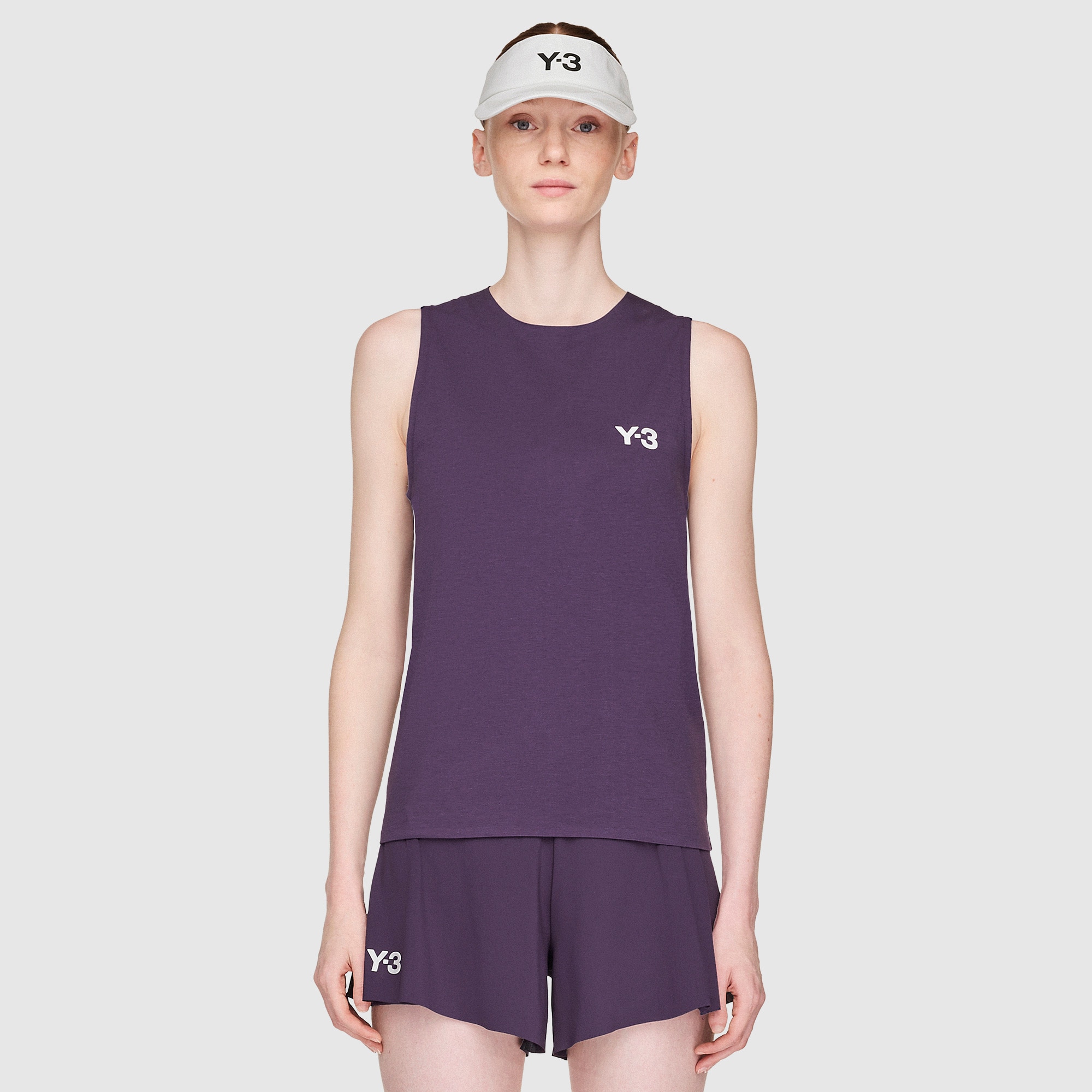 adidas Womens Y Match Tennis Tank Aurora Plum Womens