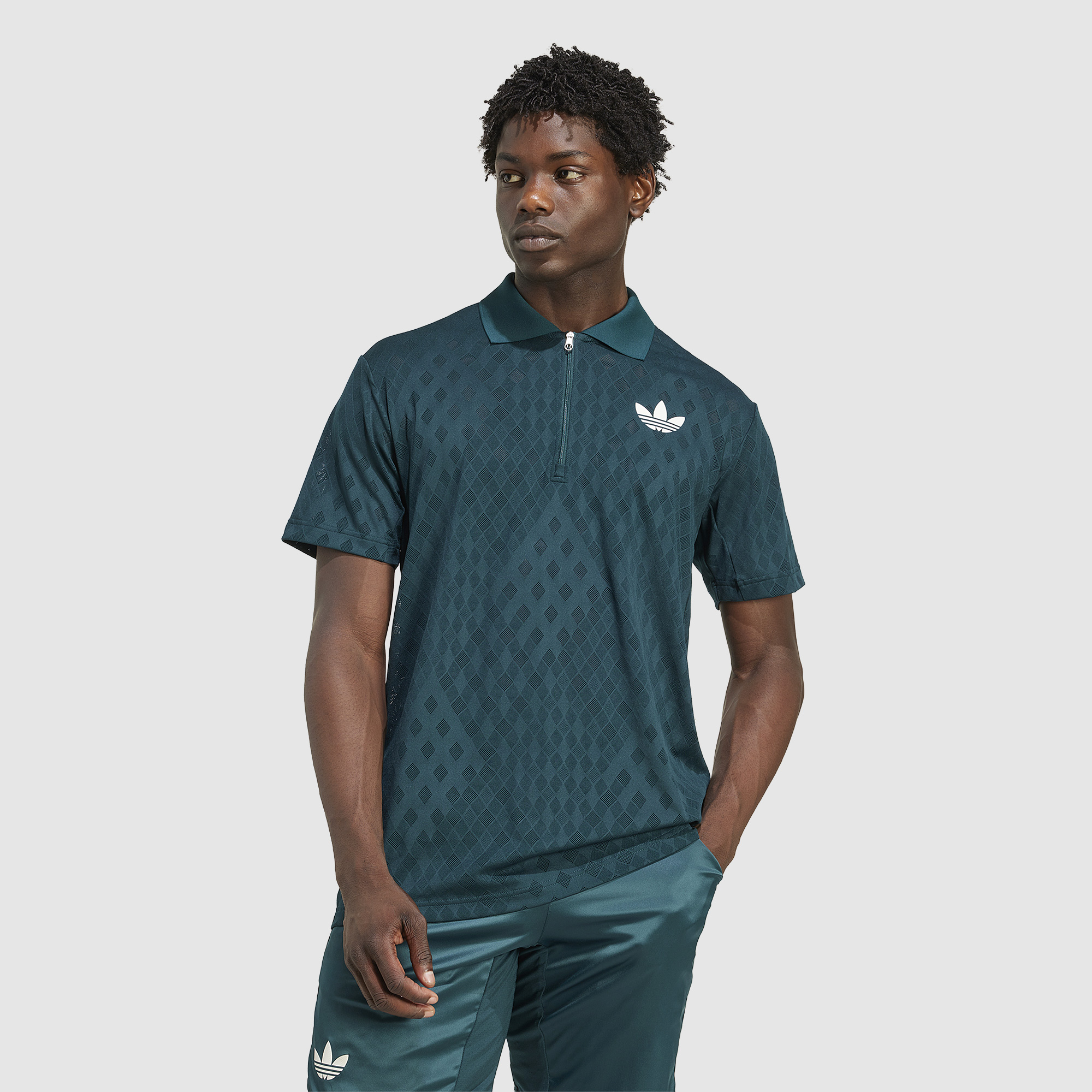 Adidas Originals Wimbledon Tennis Polo Pro Green
