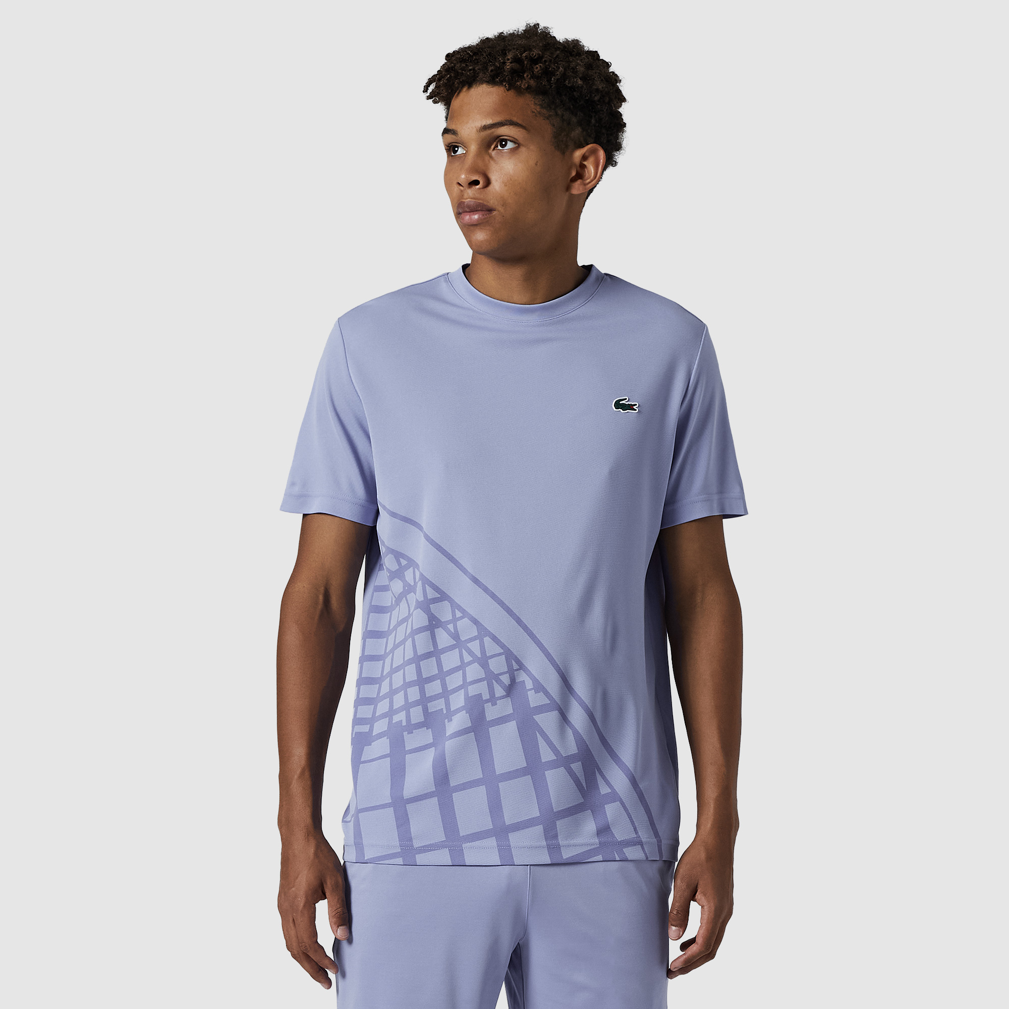 Lacoste Players Tennis T Shirt Purple
