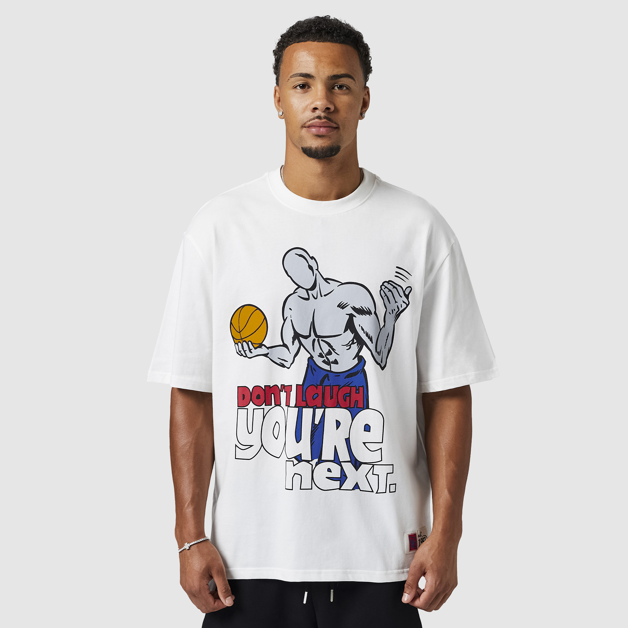 And1 Don’t Laugh Trash Talk T Shirt White