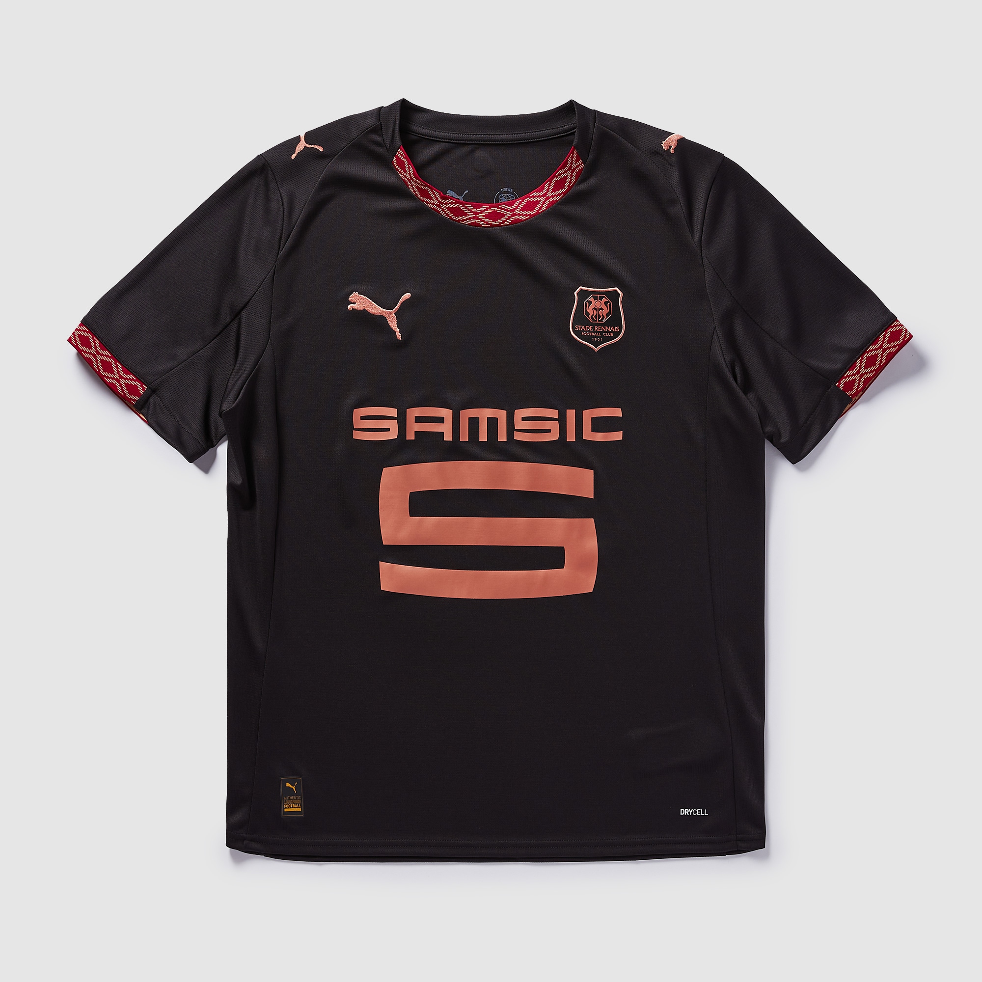 PUMA - Puma STADE RENNAIS サッカーシャツ Mサイズ 黒 ブラック Stade Rennais F.C. 24/25 Third Jersey Men | PUMA