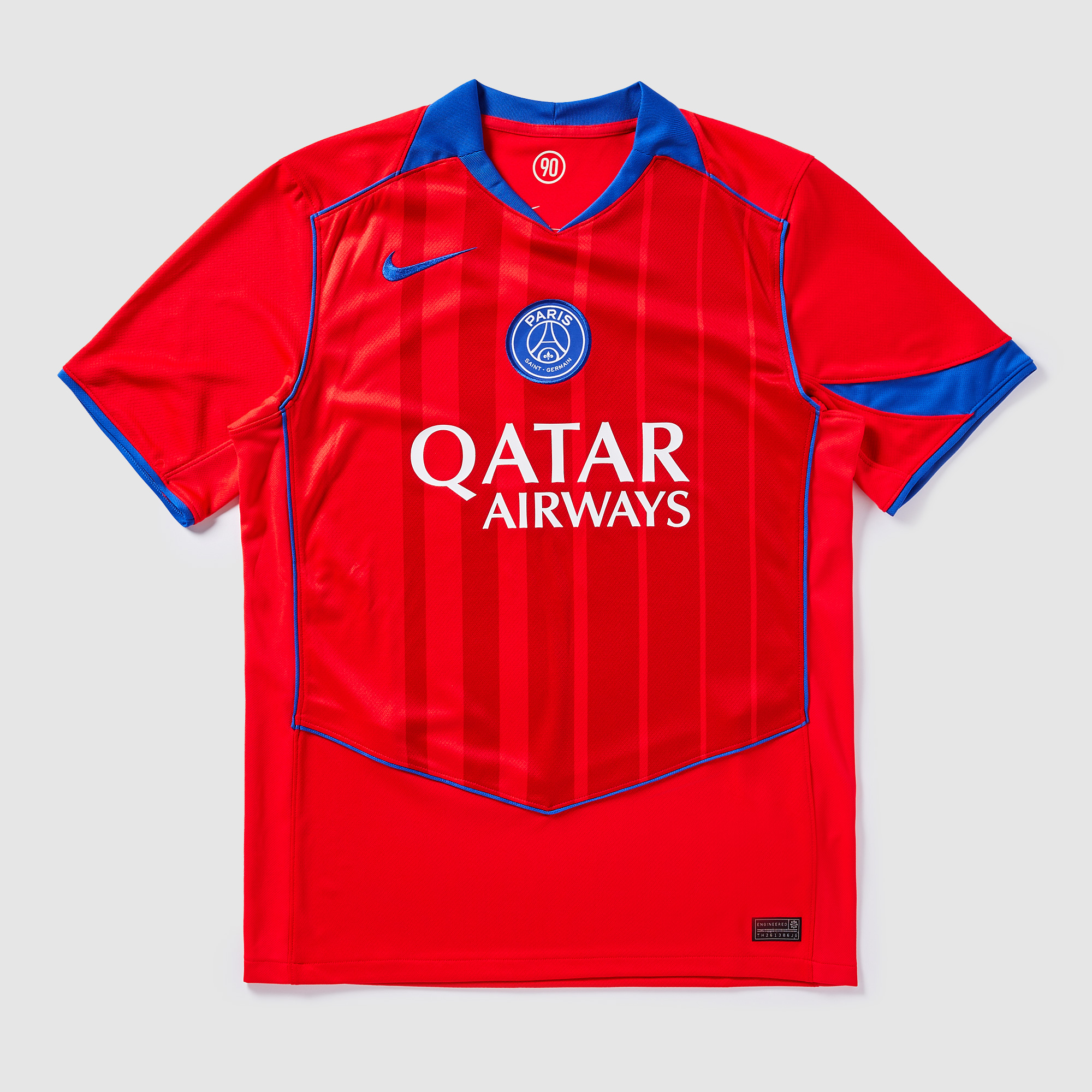 T-Shirt Officiel PSG Fabriqué En France - Coton, Collection Supporteur - Taille Homme Du S Au XXL