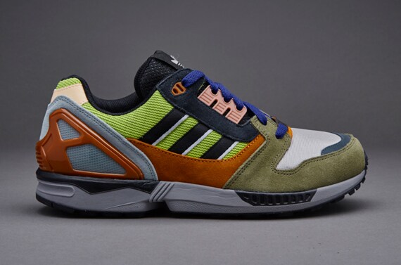 adidas Originals Mens ZX 8000 - Semi Solar Slime / Core Black / Fox Red