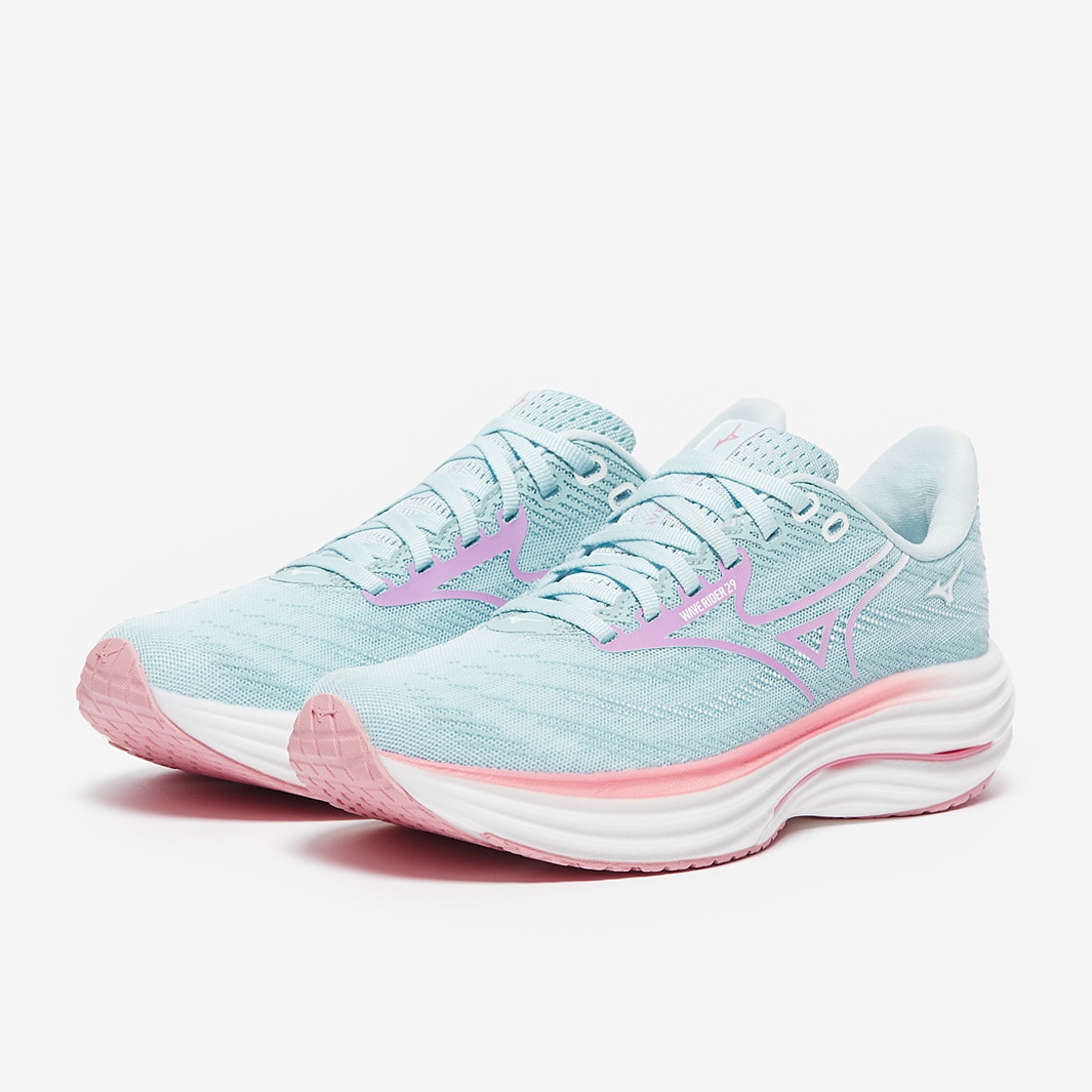 【残りわずか】 Womens Mizuno Wave Petal Breeze/Orchid Nantucket - 29 Rider イラスト