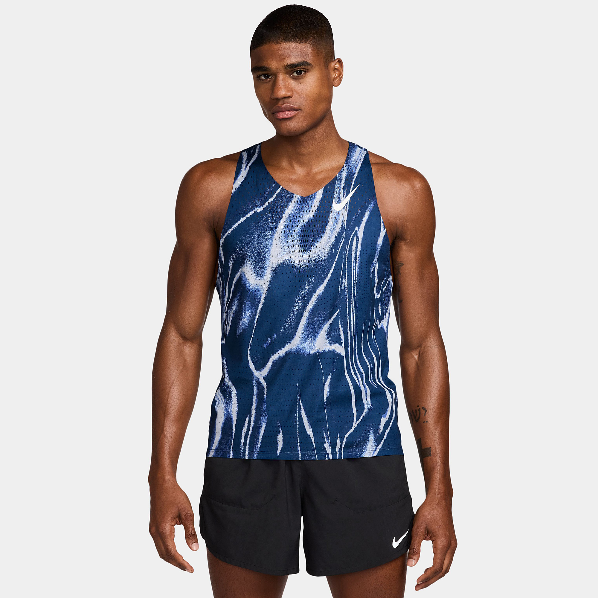 Nike Aeroswift Dri Fit Adv Singlet Blue