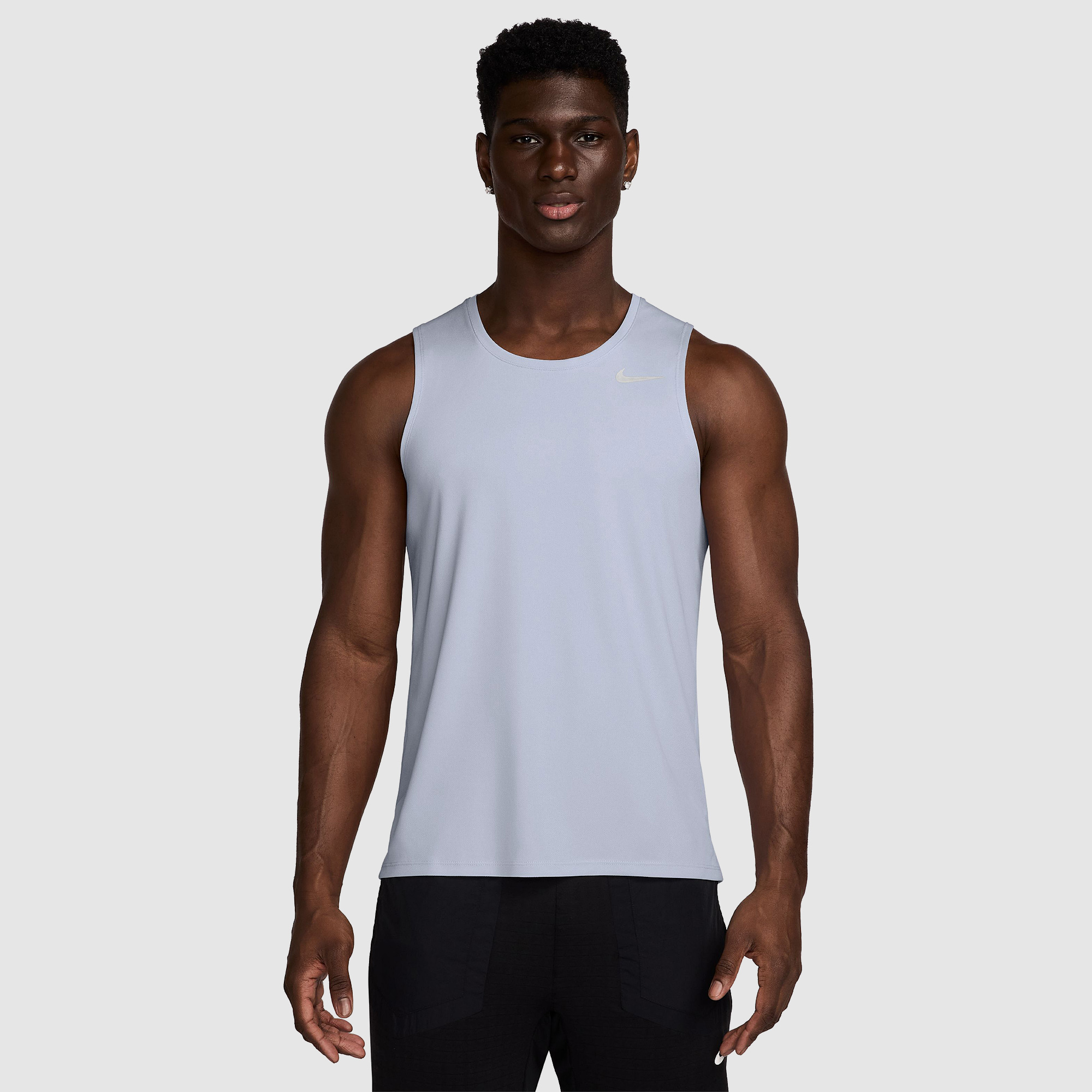 Nike Miler Dri Fit Singlet Grey