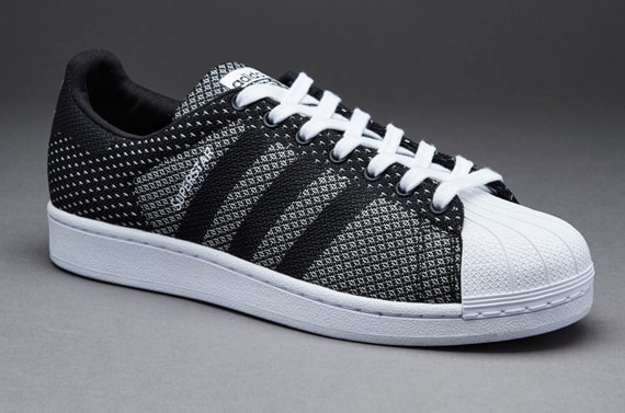 Shoes - adidas Originals Mens Superstar Weave - Black / Black / White