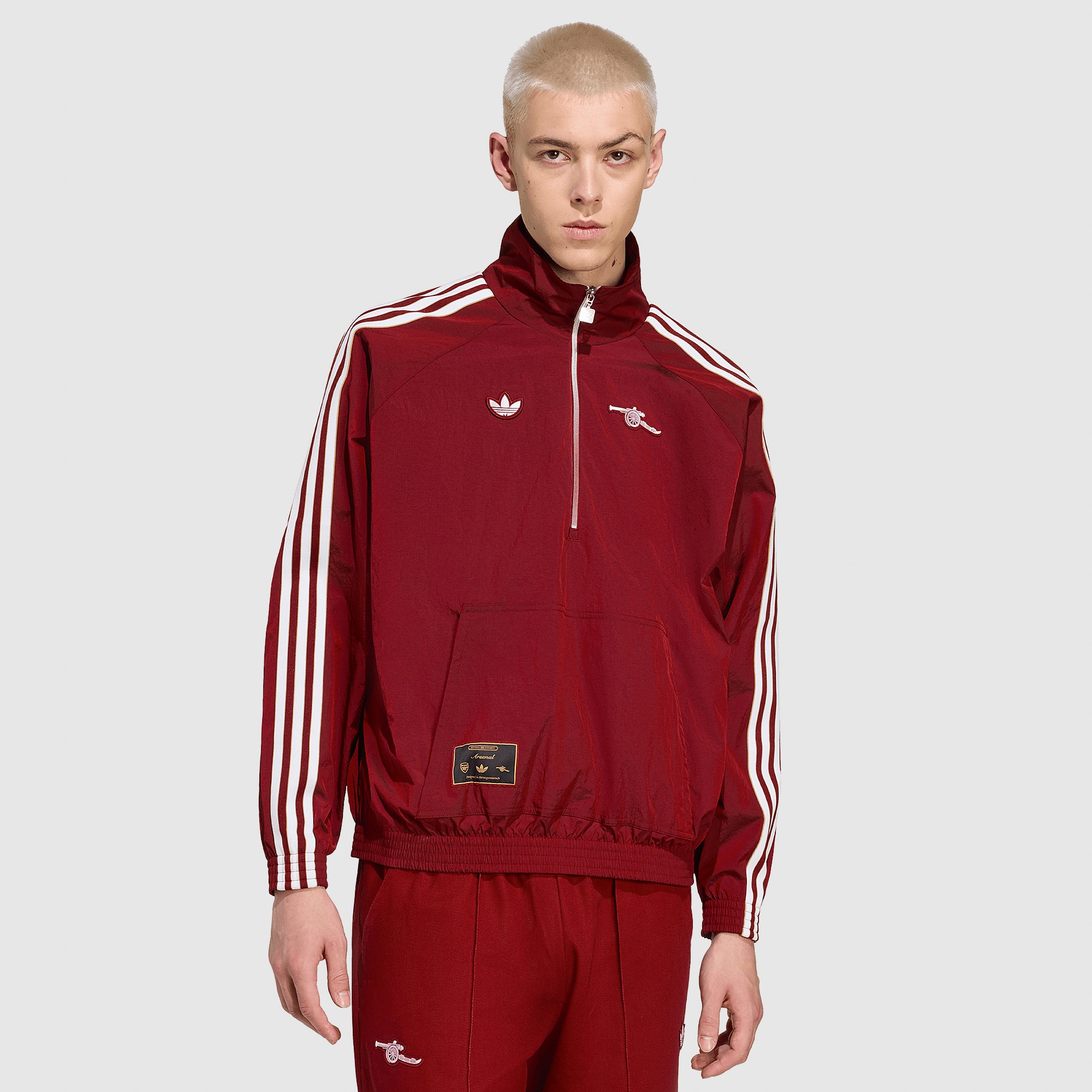 adidas Originals Arsenal 25/26 Terrace Icons Half-Zip Jacket