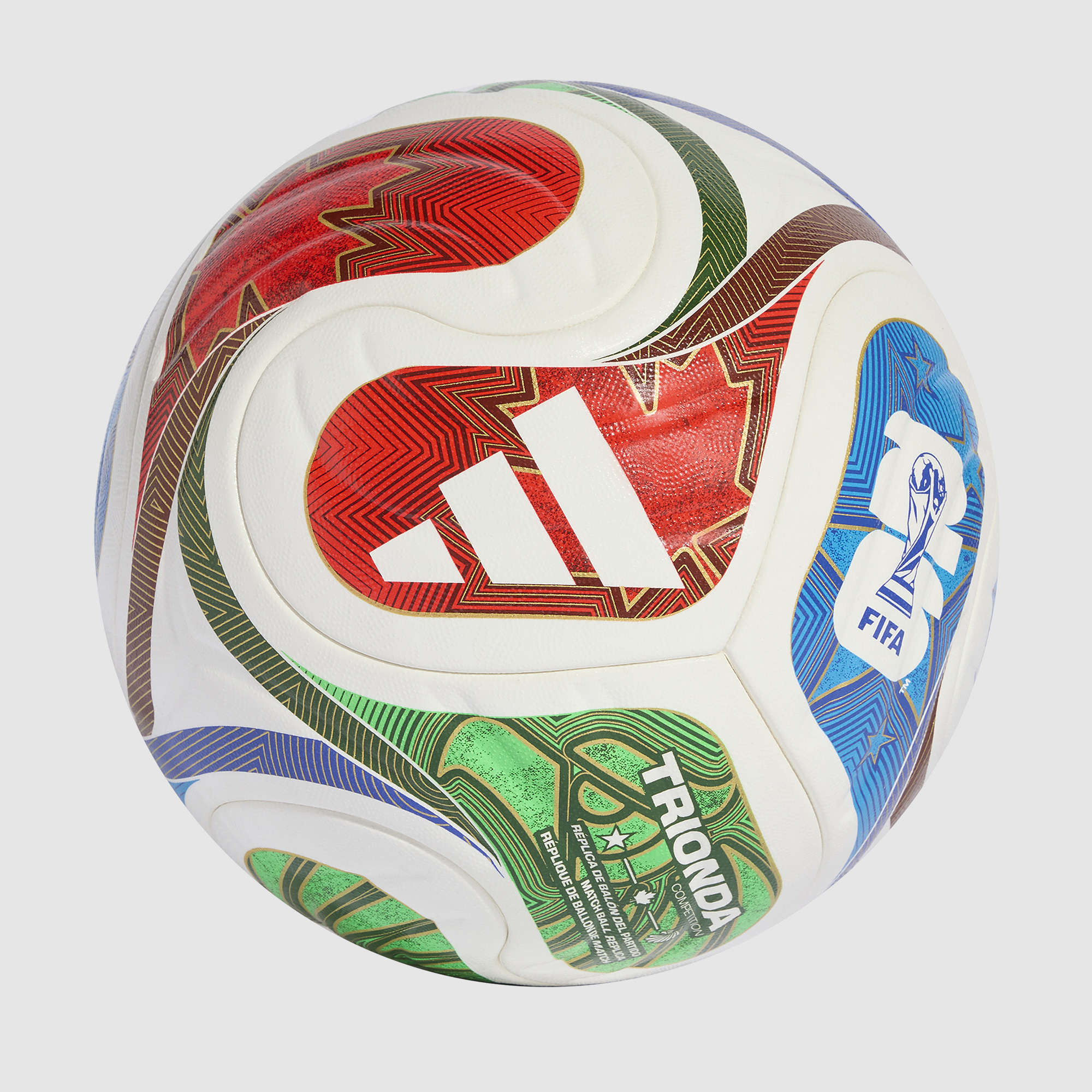Adidas World Cup 2026 Competition Soccer Ball White Solar Blue Hi Res Adidas World Cup 2026 Competition Soccer Ball White Solar Blue Hi Res