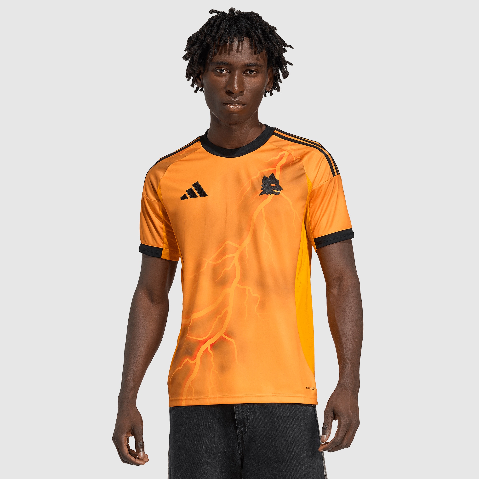 adidas Roma 25/26 Away Jersey - Crew Orange - Mens Replica |