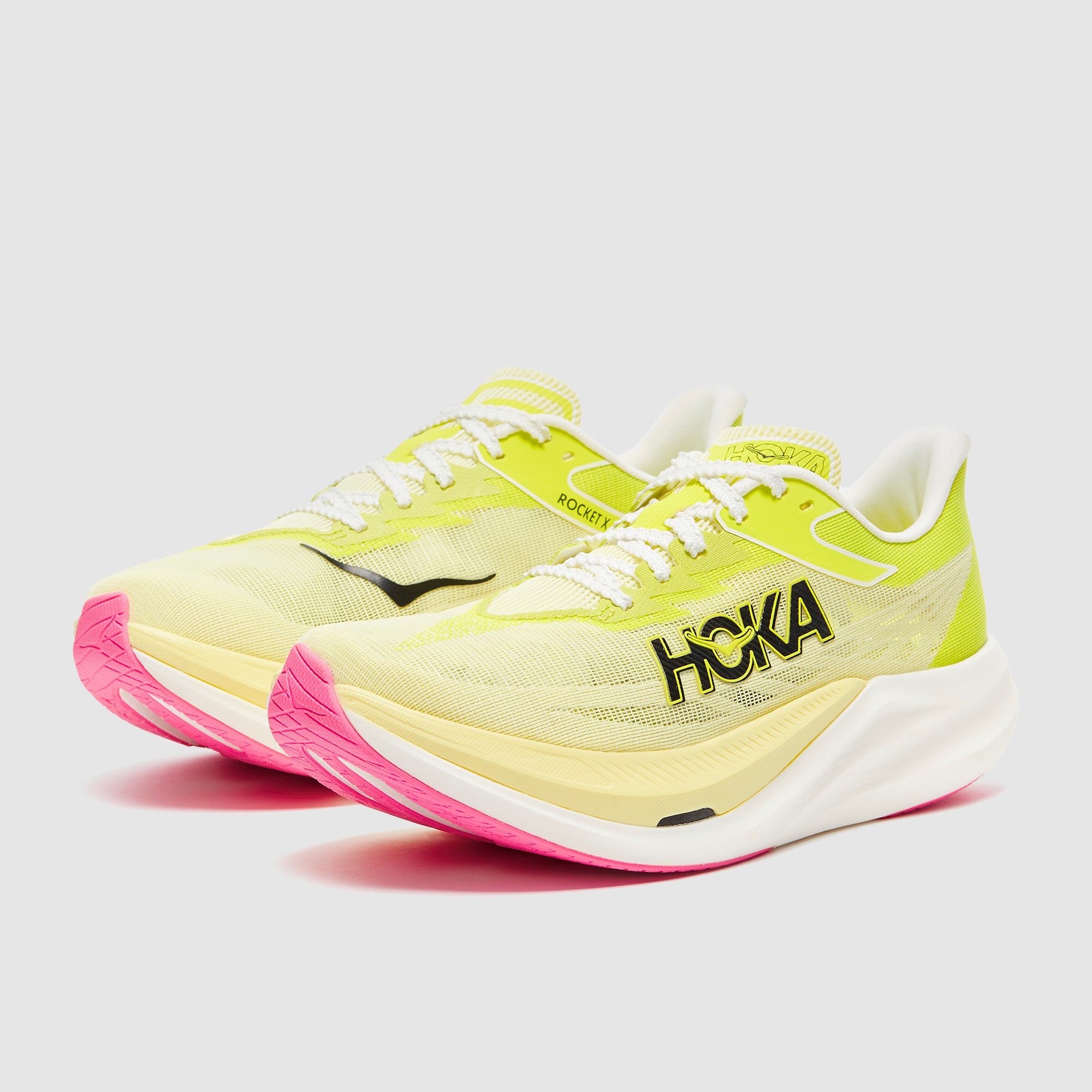 Hoka Rocket X 3 - Sunlight/Neon Hoka Citrus - Mens Shoes | Pro