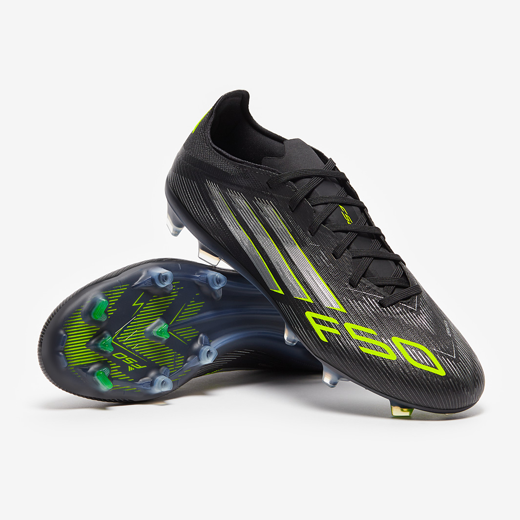 Adidas F50 Pro Firm Ground Core Black Iron Met Lucid Lemon Adult 