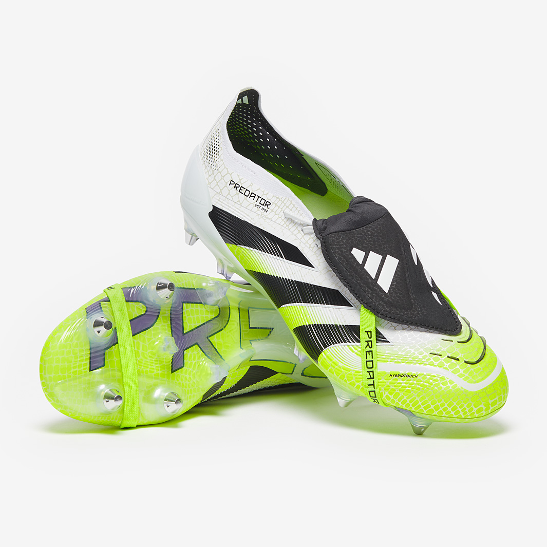 Adidas Predator Elite Tongue SG Ftwr Wei Schwarz Lucid Lemon 